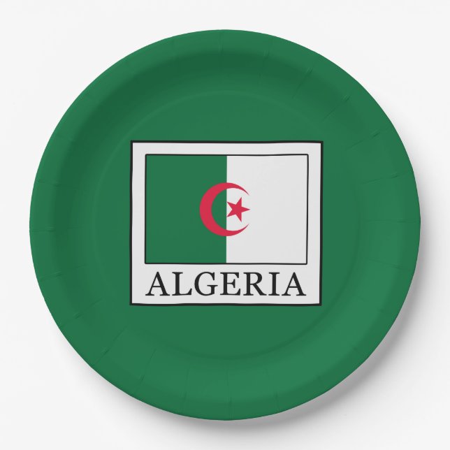 Assiettes En Carton Algérie (Devant)