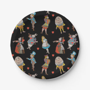 Assiettes En Carton Alice au pays des merveilles