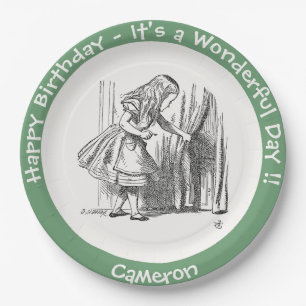 Assiettes En Carton Alice au pays des merveilles Anniversaire ou autre