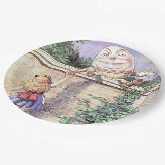 Assiettes En Carton Alice rencontre Humpty Dumpty