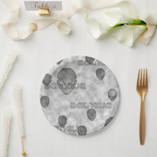 Assiettes En Carton Alien