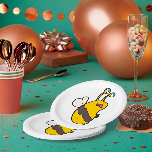 Assiettes En Carton Alien Bee (Créateur téléchargé)