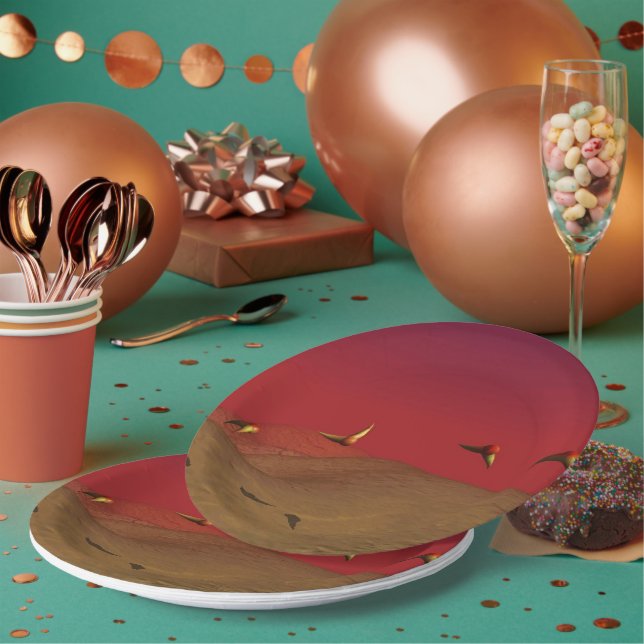 Assiettes En Carton Alien Flight (Multi)