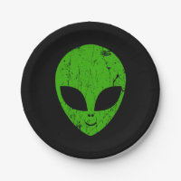 alien vert tête pour science-fiction extraterrestr