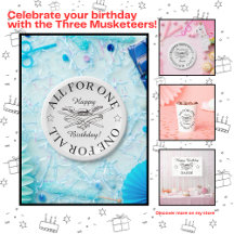 All for One for All Musketeer Joyeux anniversaire