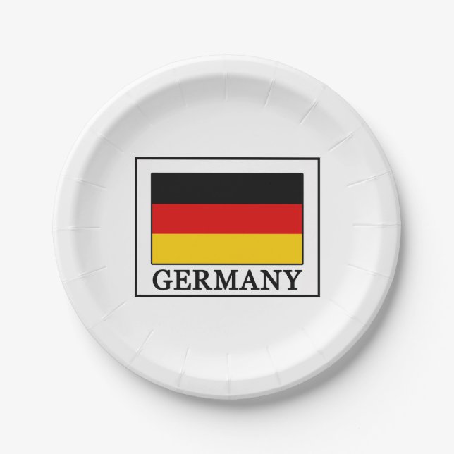 Assiettes En Carton Allemagne (Devant)
