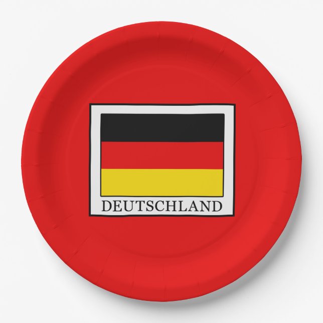 Assiettes En Carton Allemagne (Devant)
