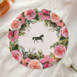 Assiettes En Carton Aller à la Fête des mariées du Derby du Kentucky A<br><div class="desc">Ajoutez une touche d'élégance du Sud à votre célébration avec notre Off à l'Altar Kentucky Derby Plaques de papier Fête des mariées. Dotés d'un charmant motif hippique entouré de roses roses délicates et d'accents verts d'olivier, ces assiettes complètent parfaitement une douche nuptiale d'inspiration Derby. La palette de couleurs douces et...</div>