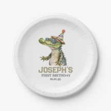 Alligator Party Invitation Invitation pool party