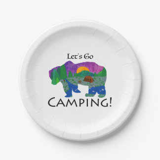 Assiettes En Carton Allons-y Camping
