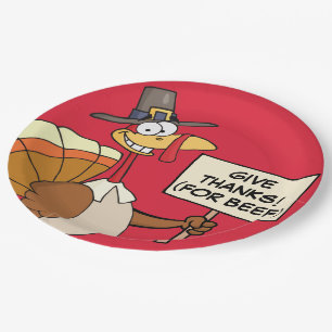 Assiettes En Carton Alternatives à la Turquie pour le dîner de Thanksg