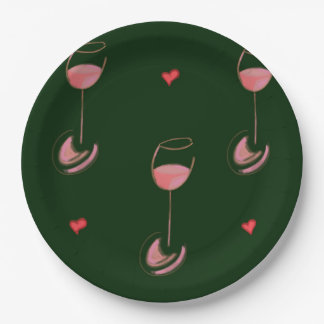 Assiettes En Carton Amateur de vin