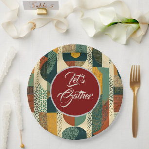 Assiettes En Carton Âme sophistiquée