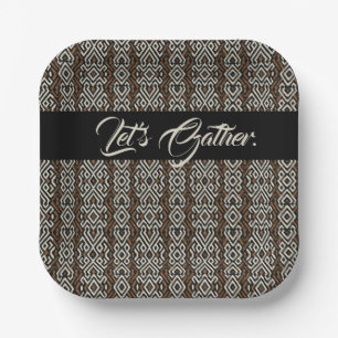 Assiettes En Carton Âme sophistiquée