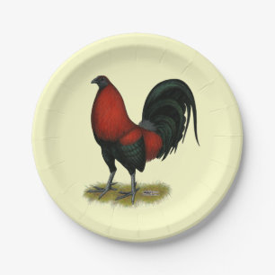 Assiettes En Carton American Game BB Black Red Roster