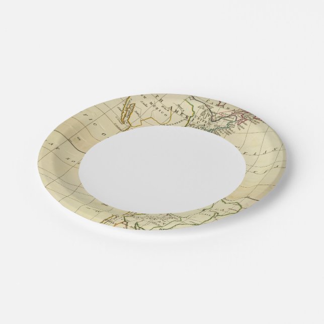 Assiettes En Carton Amérique 7 2 (Angle)