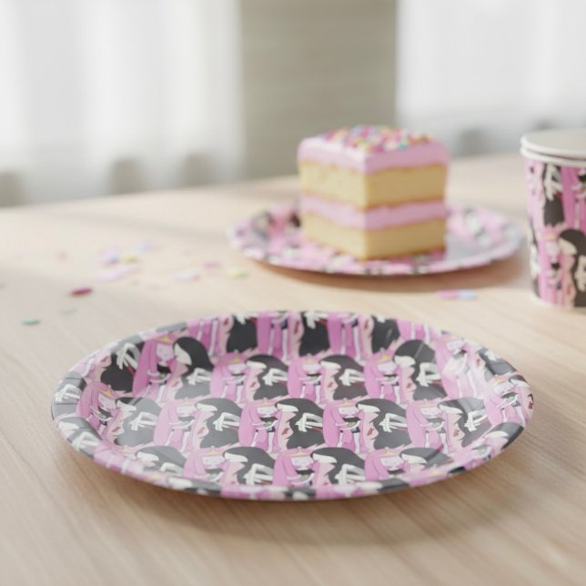 Assiettes En Carton Amis (Créateur téléchargé)