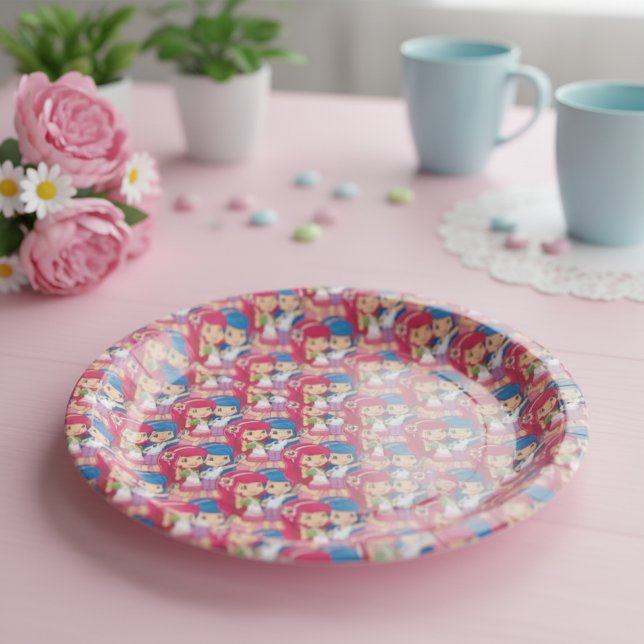 Assiettes En Carton Amis (Créateur téléchargé)