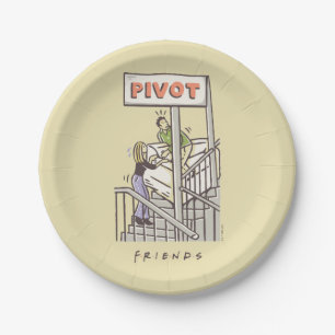 Assiettes En Carton AMIS™ Ross et Rachel PIVOT