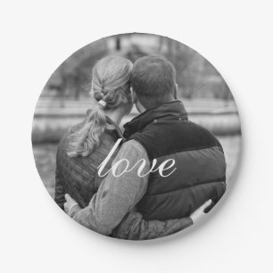 Assiettes En Carton Amour Créez votre propre photographie