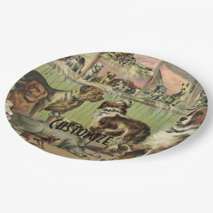 Assiettes En Carton Amoureux de les chiens Furry Friends personnalisés