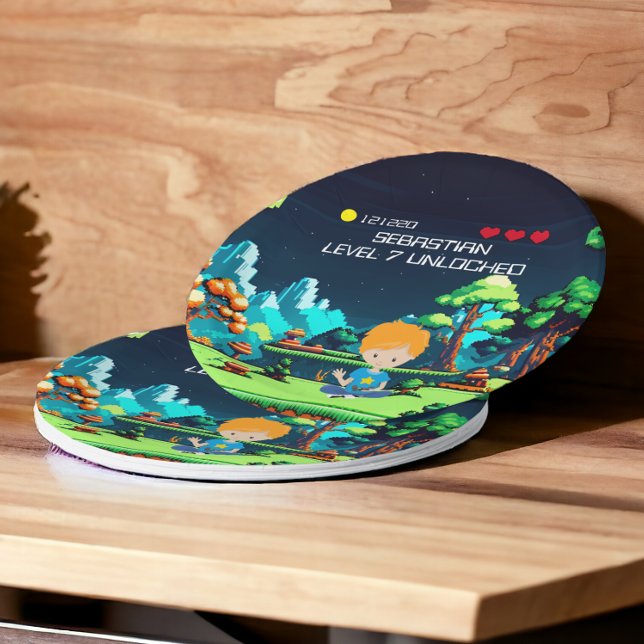 Assiettes En Carton Amusant Novelty Computer Jeu Anniversaire Fête (Fun Novelty Computer Game Birthday Party Paper Plates from Ricaso. Add age and name. easy to create)
