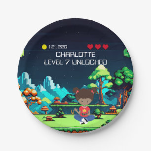 Assiettes En Carton Amusant Novelty Computer Jeu Anniversaire Fête