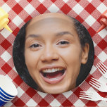 Assiettes En Carton Amusants Visage Complet Fermer Selfie Photo<br><div class="desc">Drôle visage plein photo plaque de papier fête d'anniversaire. Personnalisez-le en ajoutant une photo carré 1x1 de vous ou du destinataire du cadeau. Unisex pour les hommes et les femmes. Convient aux enfants et aux adultes.</div>