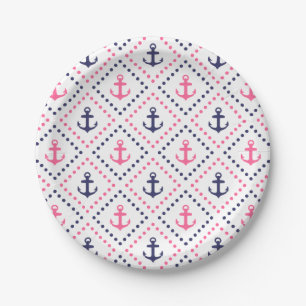 Assiettes En Carton Ancre NP de diamant