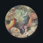 Assiettes En Carton Anémones de mer, Actiniae Seeanemonen Ernst Haecke<br><div class="desc">Anémones de mer,  Actiniae Seeanemonen Ernst Haeckel Plaque papier</div>