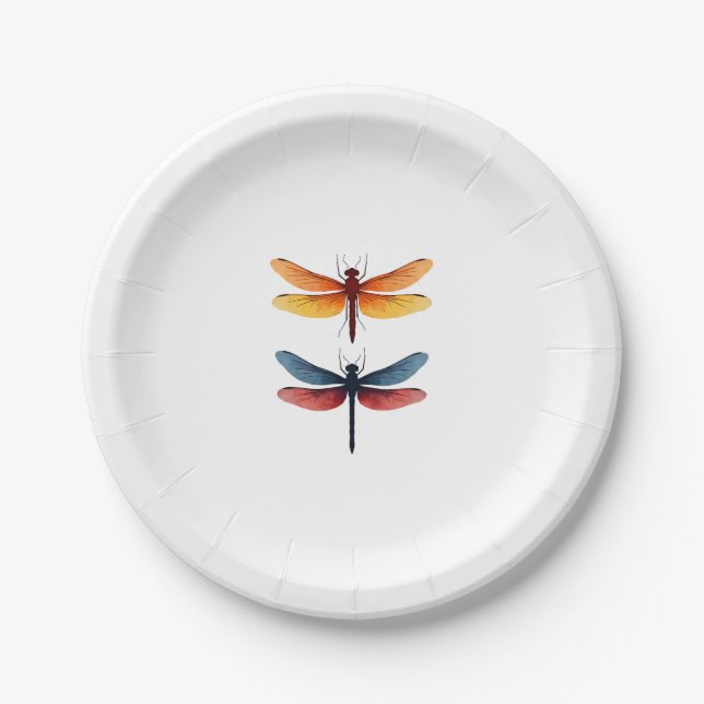 Assiettes En Carton Angel Dragonfly (Devant)
