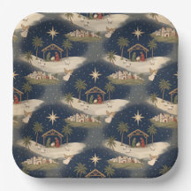Anges et Étoile de la Nuit de la Nativité de Bethl