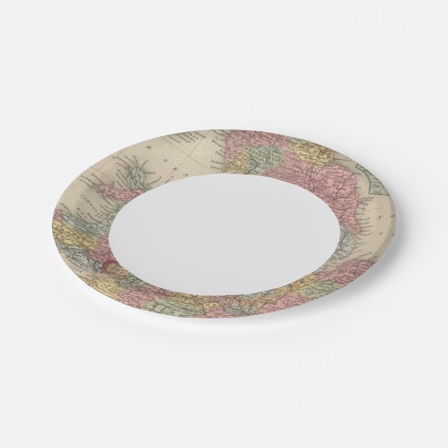Assiettes En Carton Angleterre 9 (Angle)