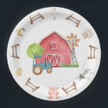 Assiettes En Carton Animal de ferme Barnyard Plaque de papier d'annive<br><div class="desc">Célébrez la journée spéciale de votre petit avec ces charmantes Plaques de Papier d'Anniversaire d'Animaux de Ferme Barnyard! Dotées d'un décor de nid charmant et d'adorables animaux de ferme entourés d'une végétation luxuriante, ces assiettes sont parfaites pour ajouter une touche de charme rural à votre décor de fête. Que vous...</div>