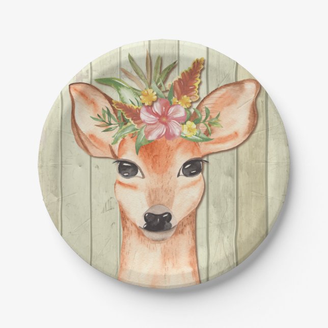 ASSIETTES EN CARTON ANIMAUX DE FÊTE (Devant)