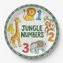 Animaux de la Jungle & Nombres Apprentissage Migno