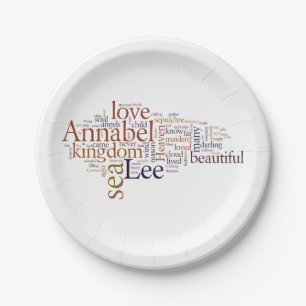Assiettes En Carton Annabel Lee