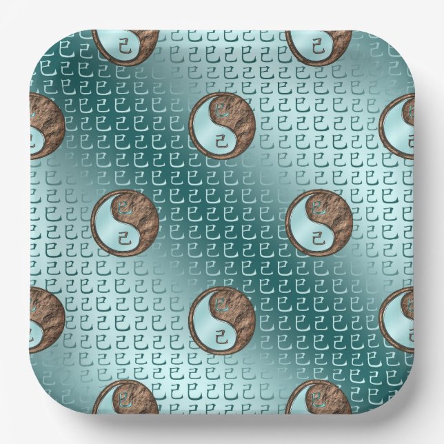 Assiettes En Carton Année du serpent de Terre (Recto)