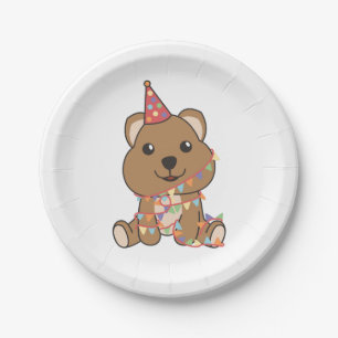 Assiettes En Carton Anniversaire Animal Cute Quokka Anniversaire de en