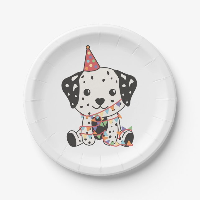 Assiettes En Carton Anniversaire Animal mignon Parti Anniversaire de e (Devant)