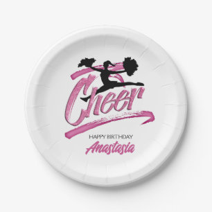 Assiettes En Carton Anniversaire Cheerleader