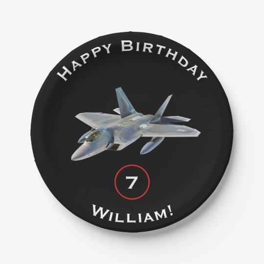 Assiettes En Carton Anniversaire D Avion De Chasse De F 22 Raptor Avec Zazzle Fr Assiettes En Carton Anniversaire D Avion De Chasse De F 22 Raptor Avec Zazzle Fr