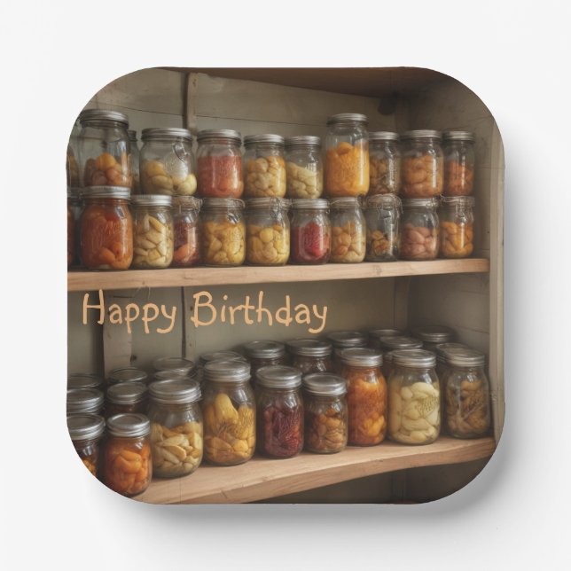 Assiettes En Carton Anniversaire de Canning (Recto)