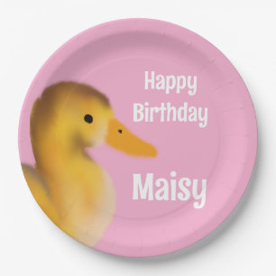 Assiettes En Carton Anniversaire de Cute Duckkking