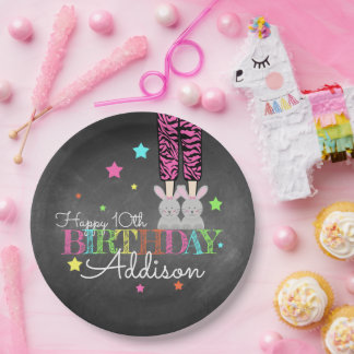 Assiettes En Carton Anniversaire de la fête du pyjama