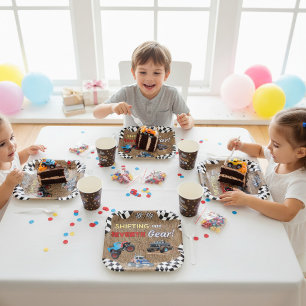 Assiettes En Carton Anniversaire de passage en septième vitesse pour M
