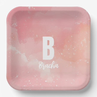 Assiettes En Carton Anniversaire de Tie dye bas mitzva