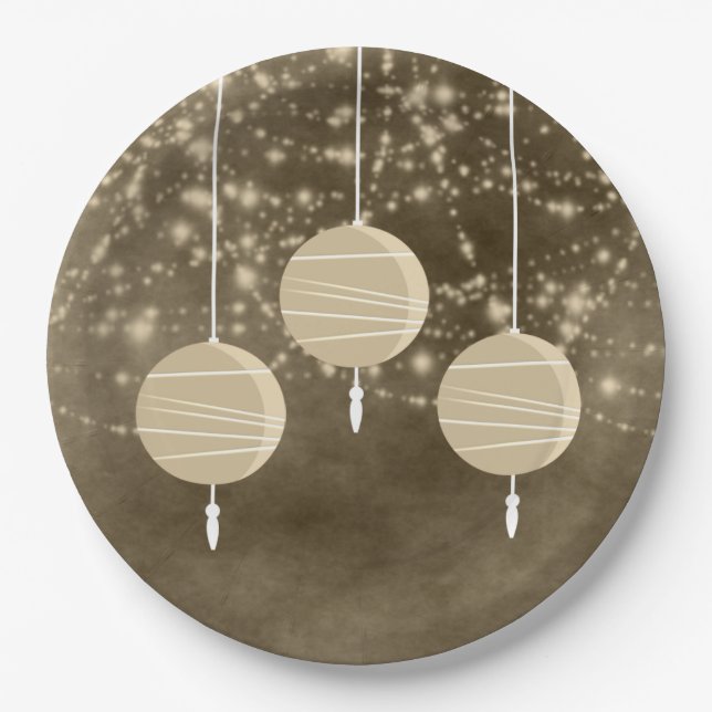 Assiettes En Carton Anniversaire des Lanternes d'ivoire (Devant)
