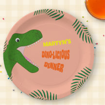 Anniversaire d'un dinosaure qui rugit et piétine