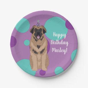Assiettes En Carton Anniversaire Leonberger